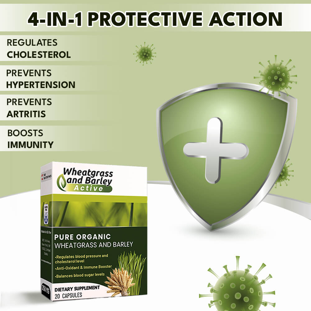 Wheatgrass & Barley Active – Your Daily Nutrient Powerhouse