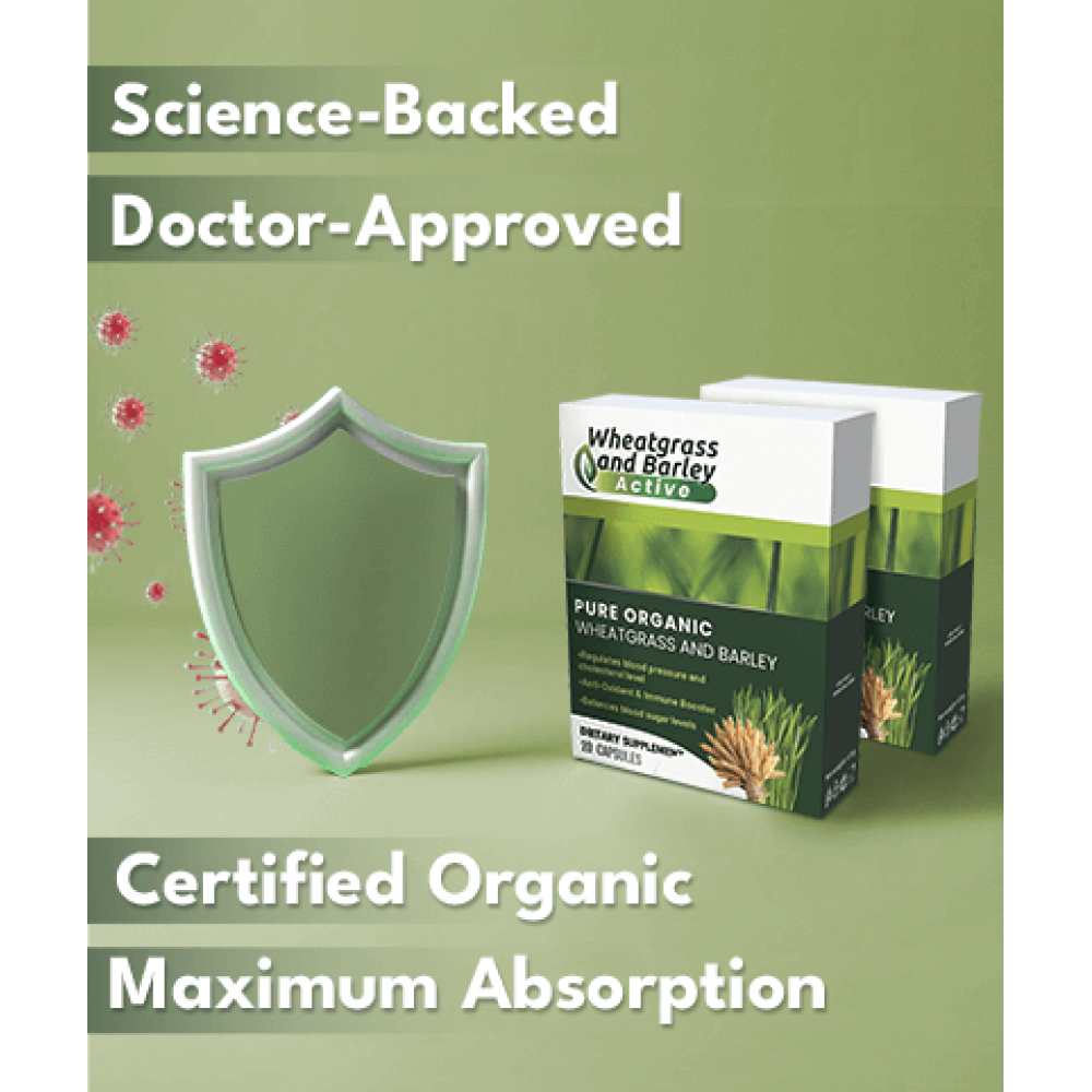Wheatgrass & Barley Active – Your Daily Nutrient Powerhouse